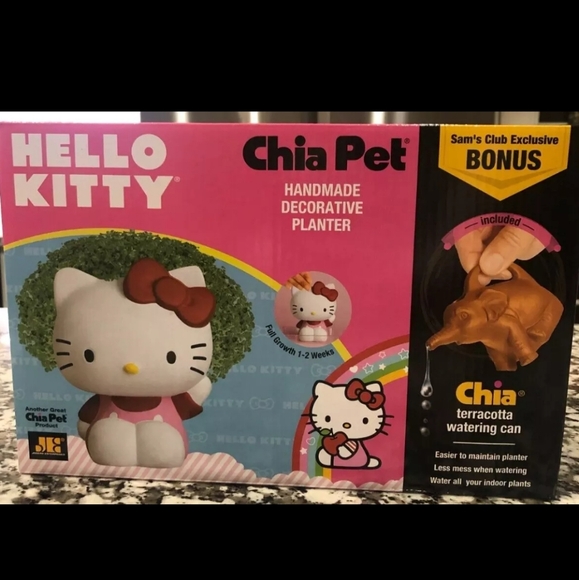 HELLO KITTY 😺 Chia Pet handmade decorative planter BNIB - Picture 2 of 5
